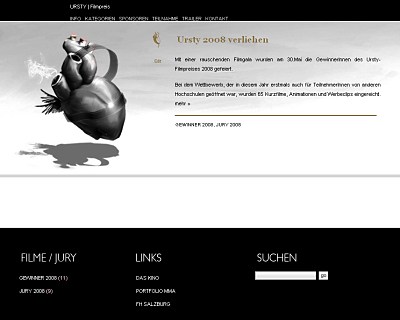 Projekt Ursty 2008 Website