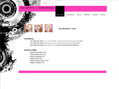 Projekt Vera Mayrhofer - Portfolio